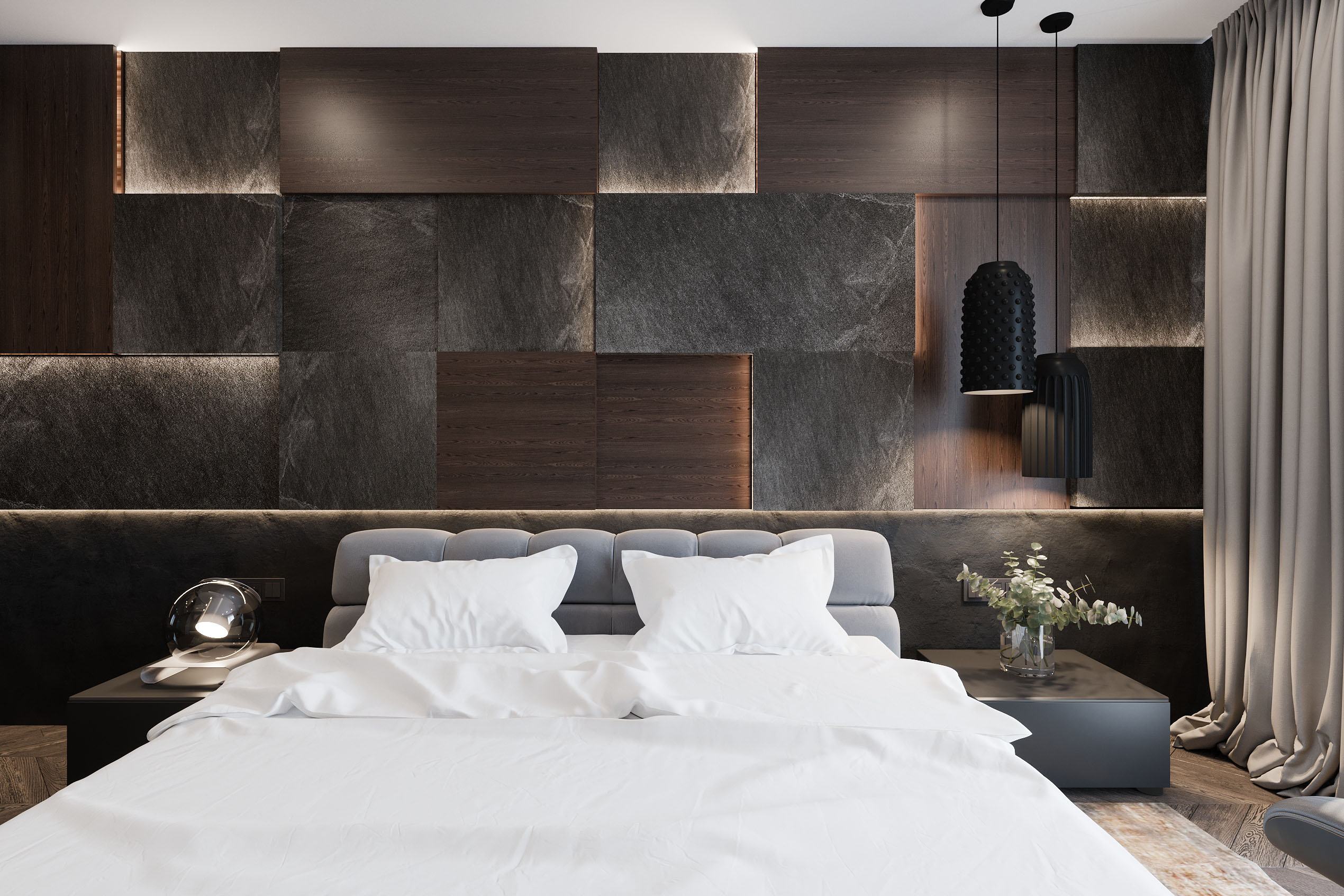 Дизайн інтер'єру спальної кімнати у сучасному стилі